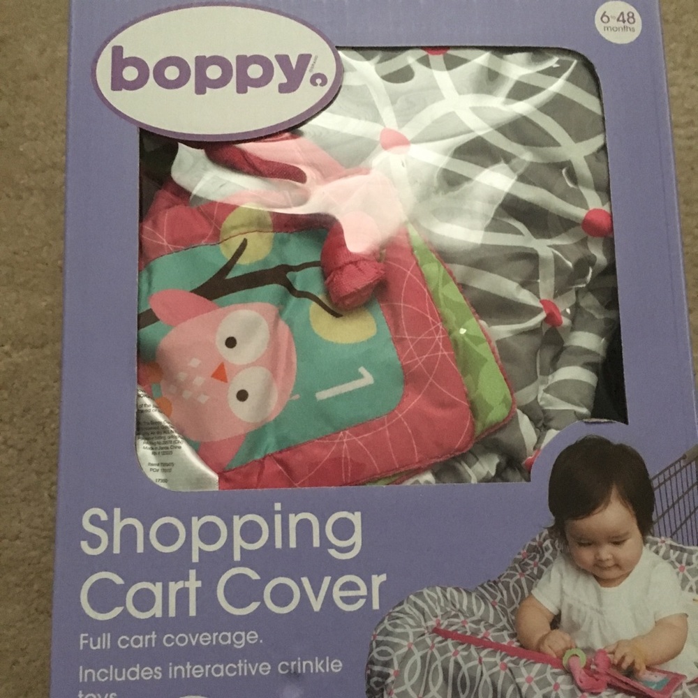 NWOT -Boppy shopping cart cover for infants